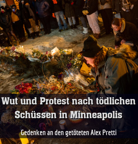 Gedenken an den getöteten Alex Pretti