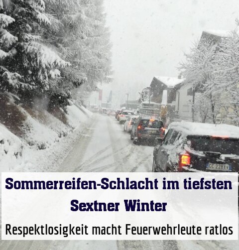 Die Respektlosigkeit macht die Feuerwehrleute ratlos