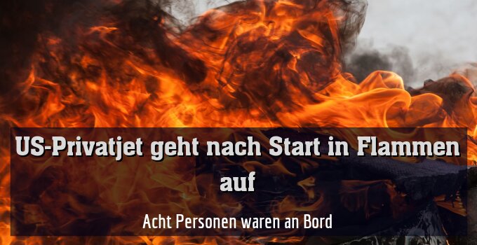 Acht Personen waren an Bord
