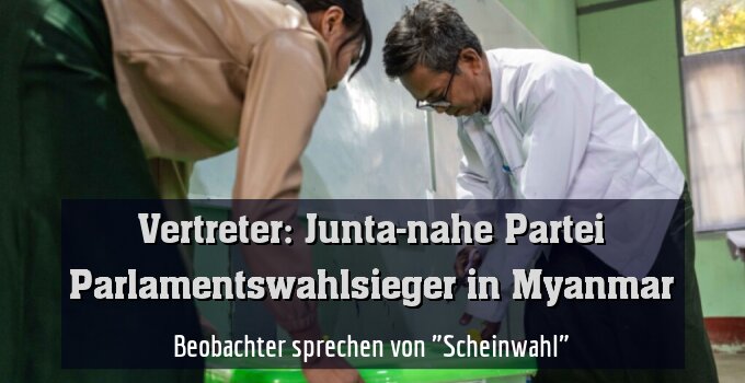 Beobachter sprechen von "Scheinwahl"