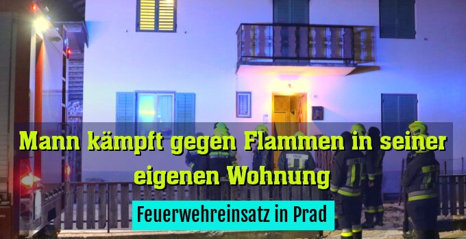Feuerwehreinsatz in Prad