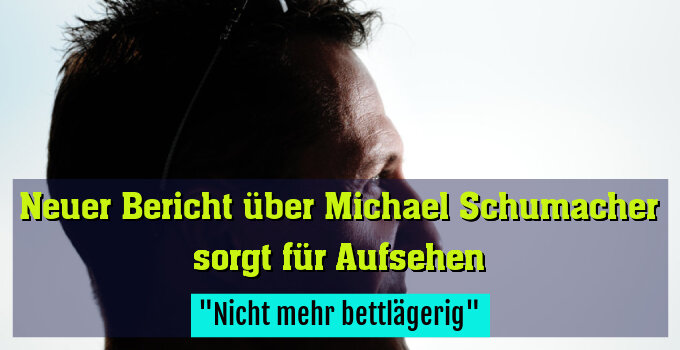 "Nicht mehr bettlägerig"