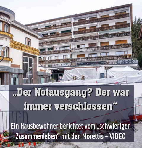 Ein Hausbewohner berichtet vom „schwierigen Zusammenleben” mit den Morettis – VIDEO