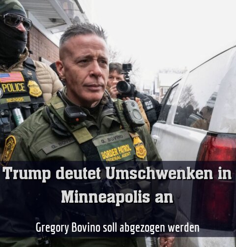 Gregory Bovino soll abgezogen werden
