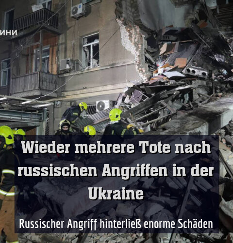 Russischer Angriff hinterließ enorme Schäden