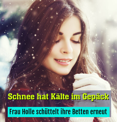 Frau Holle schüttelt ihre Betten erneut