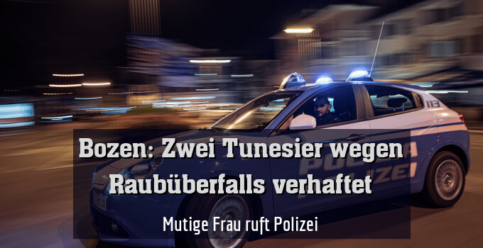 Mutige Frau ruft Polizei