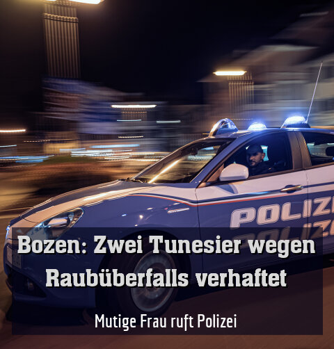 Mutige Frau ruft Polizei