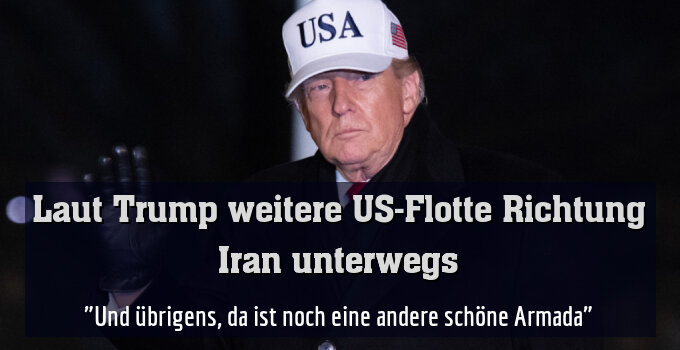 "Und übrigens, da ist noch eine andere schöne Armada"