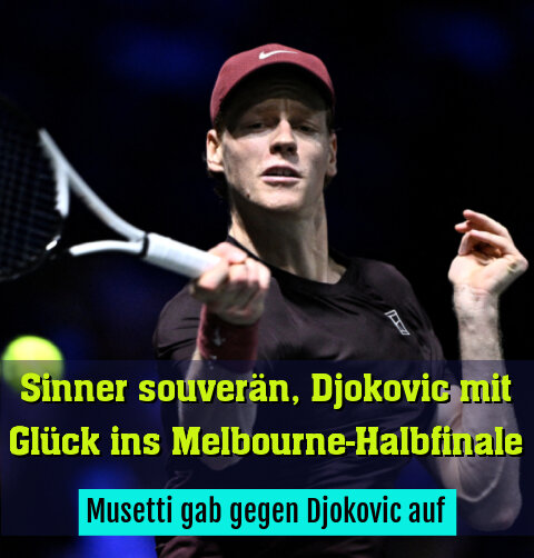 Musetti gab gegen Djokovic auf