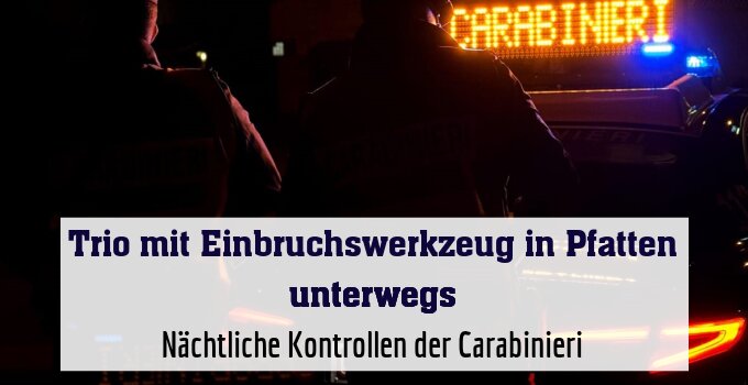 Nächtliche Kontrollen der Carabinieri