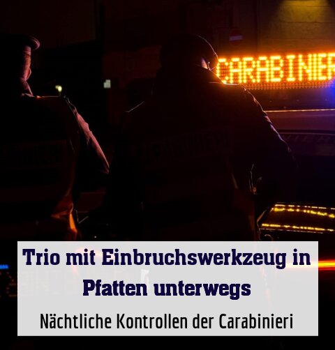 Nächtliche Kontrollen der Carabinieri