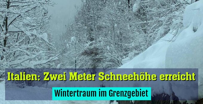 Wintertraum im Grenzgebiet