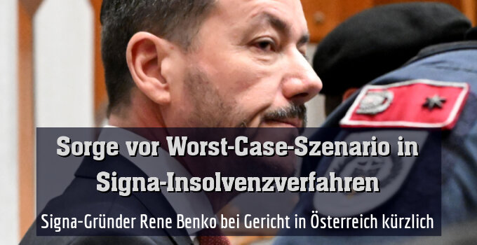 Signa-Gründer Rene Benko bei Gericht in Österreich kürzlich