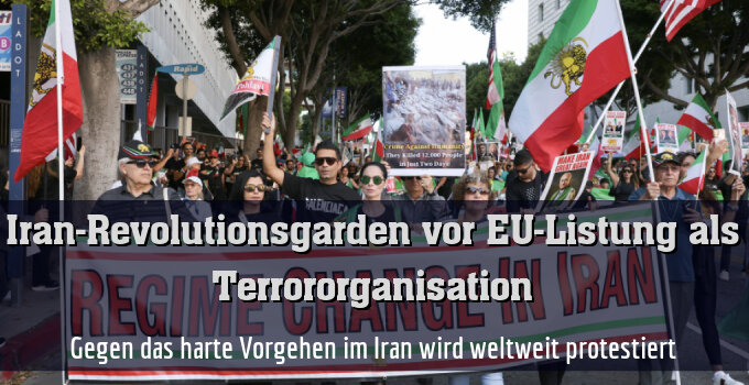 Gegen das harte Vorgehen im Iran wird weltweit protestiert