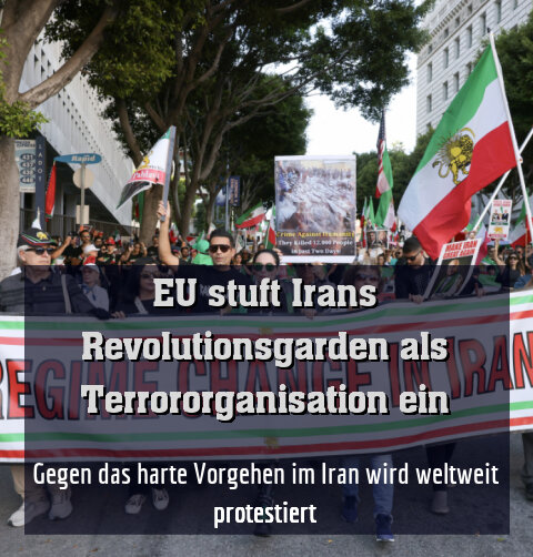 Gegen das harte Vorgehen im Iran wird weltweit protestiert