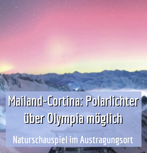 Naturschauspiel im Austragungsort