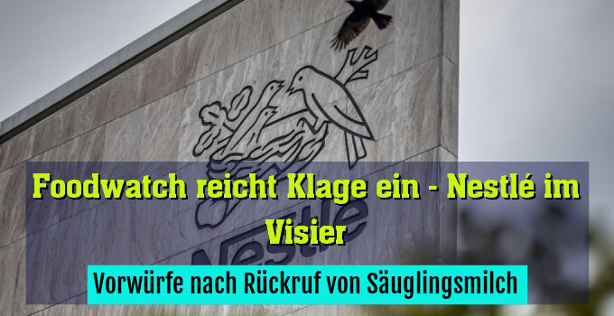 Vorwürfe nach Rückruf von Säuglingsmilch
