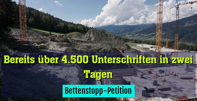 Bettenstopp-Petition