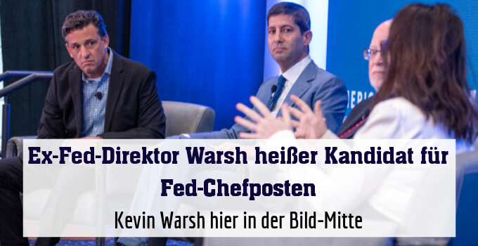 Kevin Warsh hier in der Bild-Mitte (Archiv)