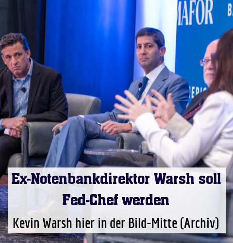 Kevin Warsh hier in der Bild-Mitte (Archiv)