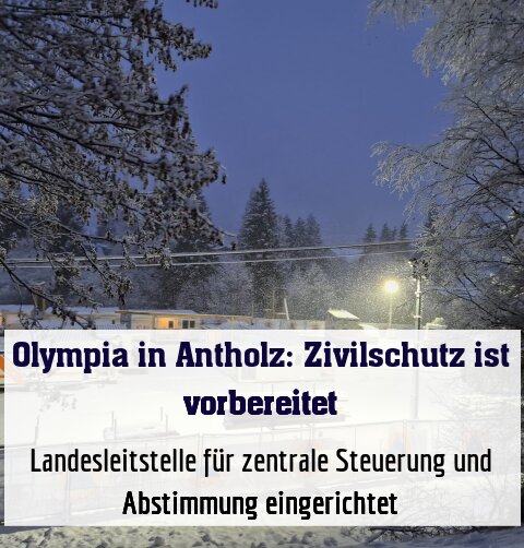 Landesleitstelle für zentrale Steuerung und Abstimmung eingerichtet