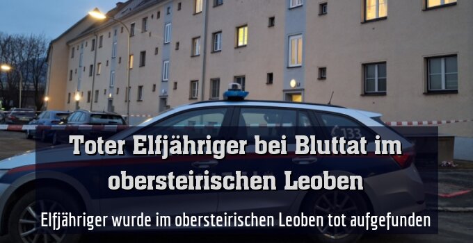 Elfjähriger wurde im obersteirischen Leoben tot aufgefunden