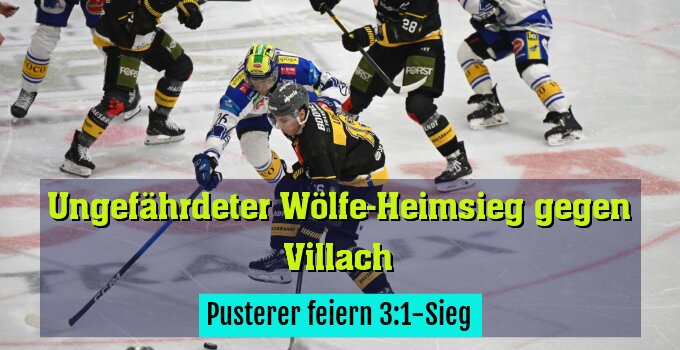 Pusterer feiern 3:1-Sieg