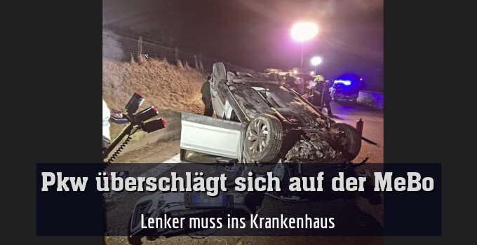 Lenker muss ins Krankenhaus