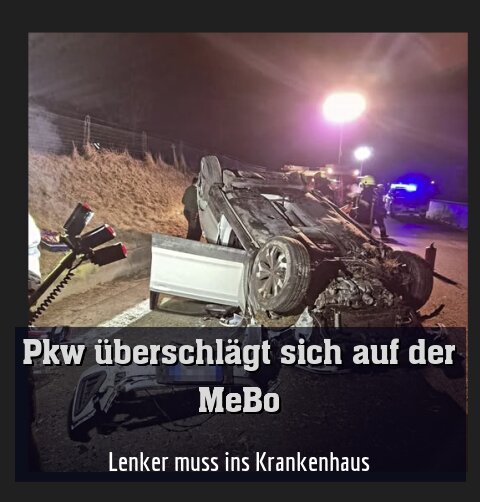 Lenker muss ins Krankenhaus