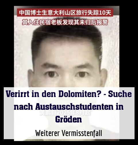 Weiterer Vermisstenfall