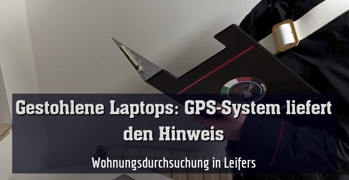 Wohnungsdurchsuchung in Leifers