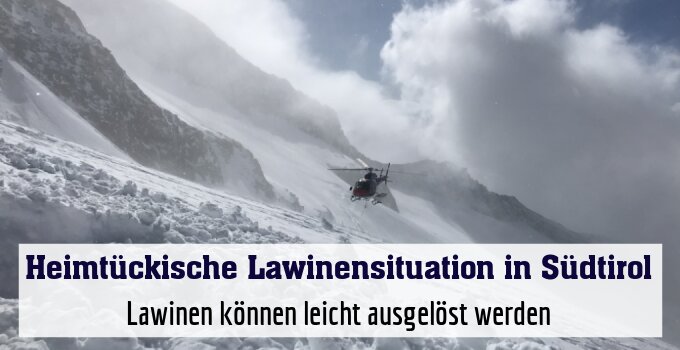 Lawinen können leicht ausgelöst werden