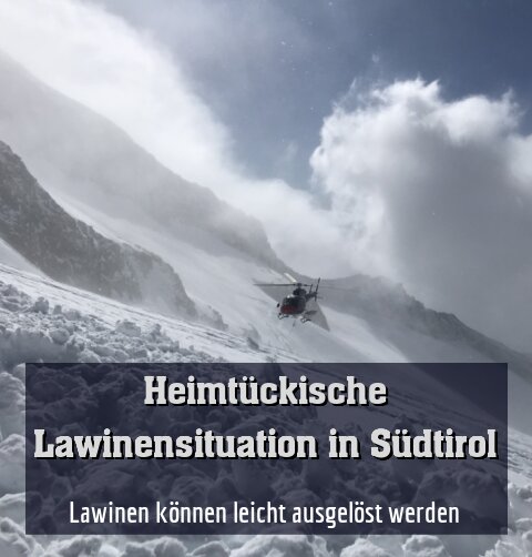 Lawinen können leicht ausgelöst werden