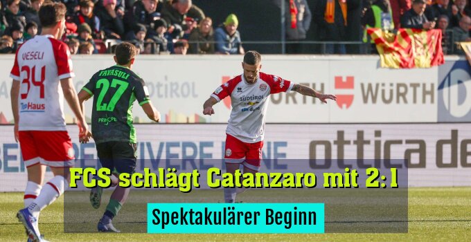 Spektakulärer Beginn