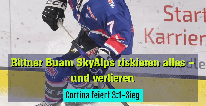 Cortina feiert 3:1-Sieg