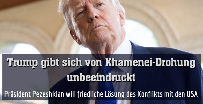US-Präsident Trump: "Natürlich sagt er so etwas"