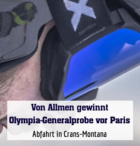 Abfahrt in Crans-Montana