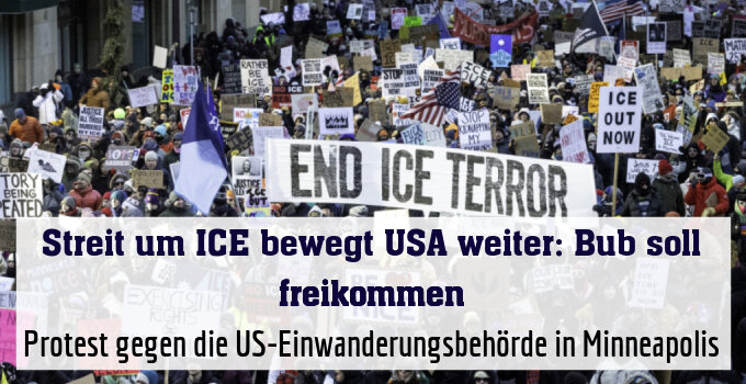 Protest gegen die US-Einwanderungsbehörde in Minneapolis