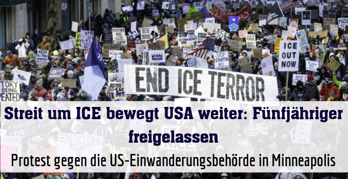 Protest gegen die US-Einwanderungsbehörde in Minneapolis