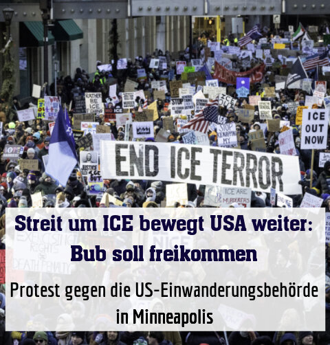 Protest gegen die US-Einwanderungsbehörde in Minneapolis