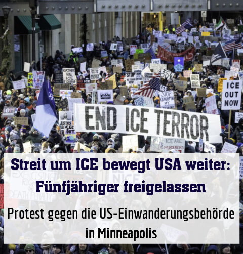 Protest gegen die US-Einwanderungsbehörde in Minneapolis