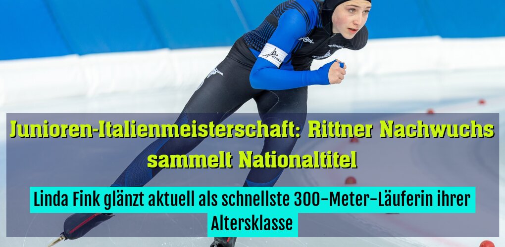 Linda Fink glänzt aktuell als schnellste 300-Meter-Läuferin ihrer Altersklasse