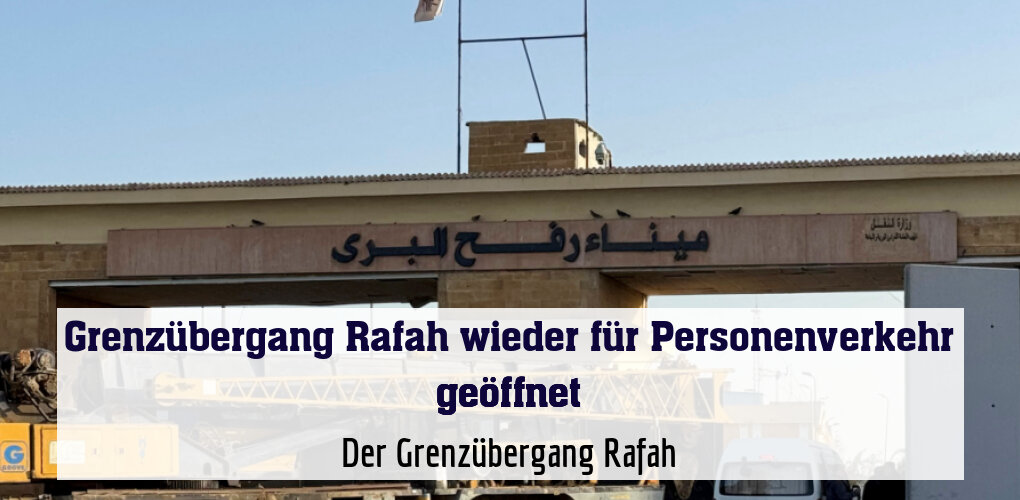 Der Grenzübergang Rafah