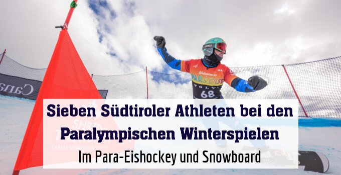 Im Para-Eishockey und Snowboard