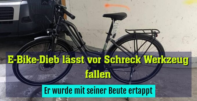 Er wurde mit seiner Beute ertappt