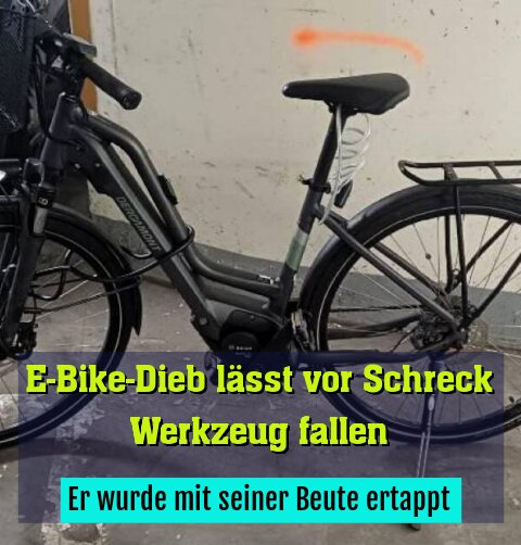 Er wurde mit seiner Beute ertappt