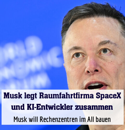 Musk will Rechenzentren im All bauen