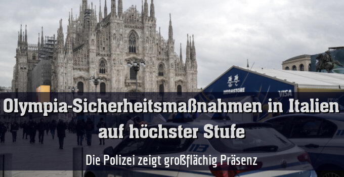 Die Polizei zeigt großflächig Präsenz