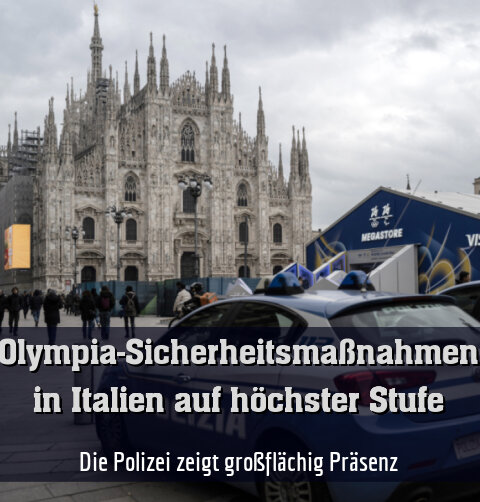 Die Polizei zeigt großflächig Präsenz